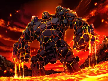 Maglos, lava golem